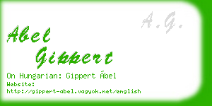 abel gippert business card